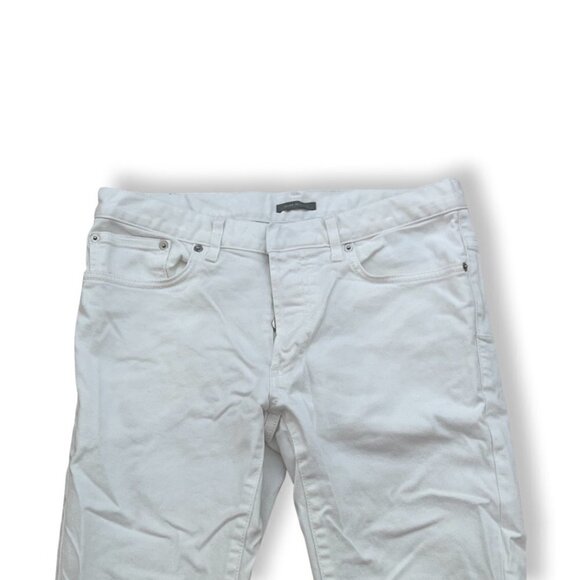 Dior button fly slim 17.5 white men jeans size 29 - Picture 2 of 9
